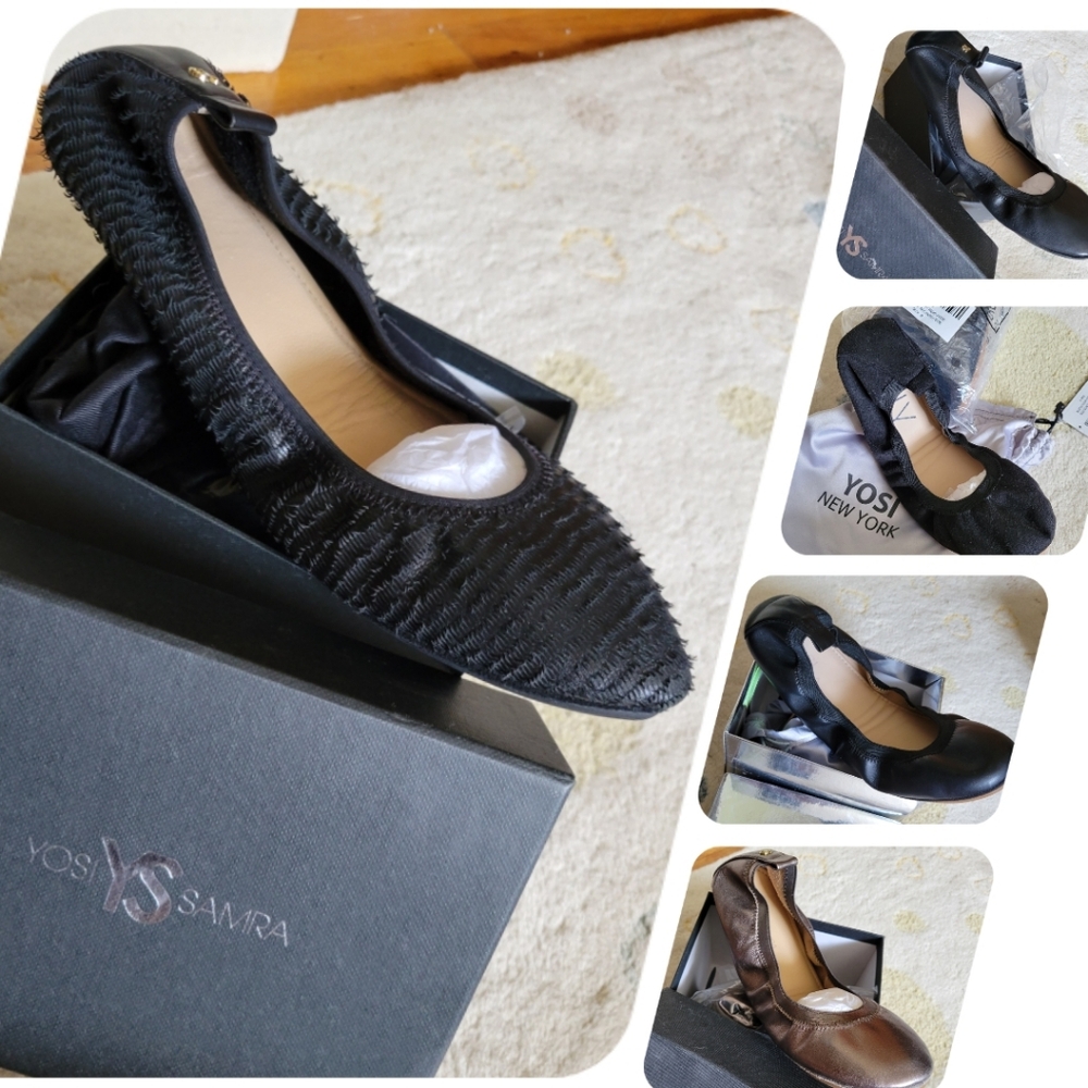 Yosi Samra foldable flats - lot of 5
